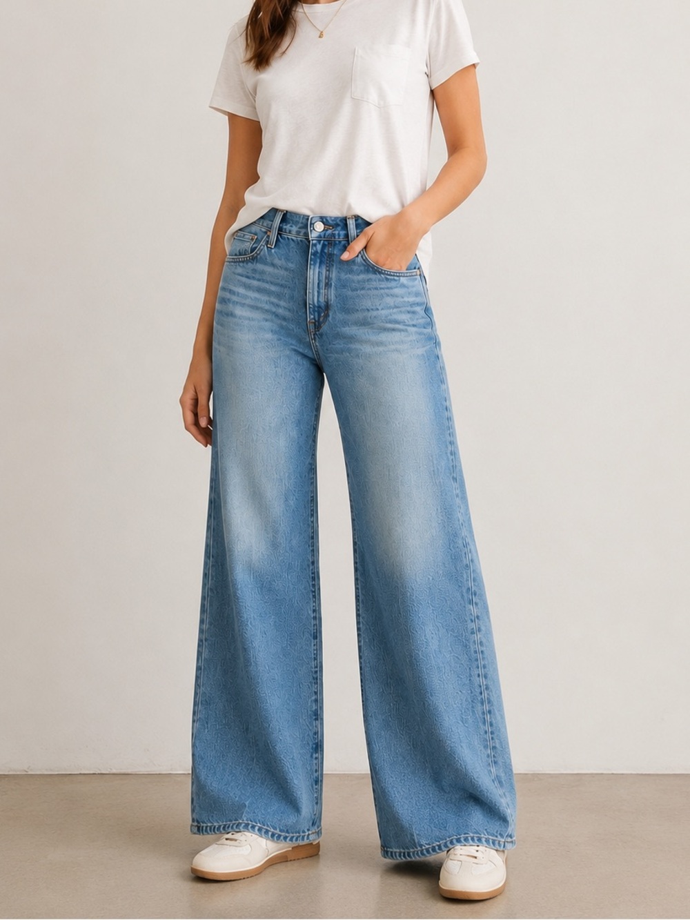 NWT J.Crew Point Sur Wide Leg Jeans Women’s 32 light wash denim